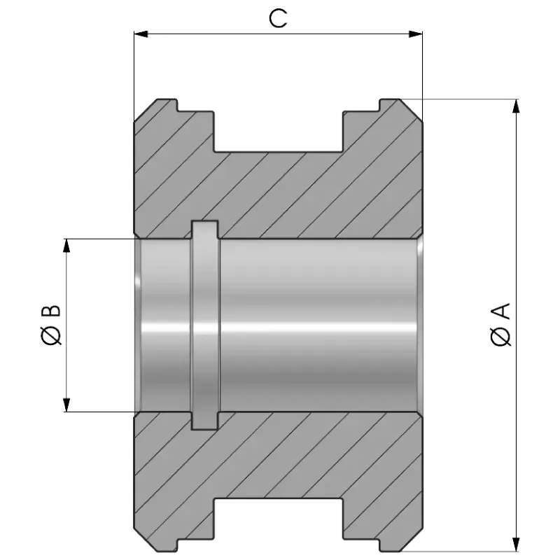 Dugattyú - normál rajz