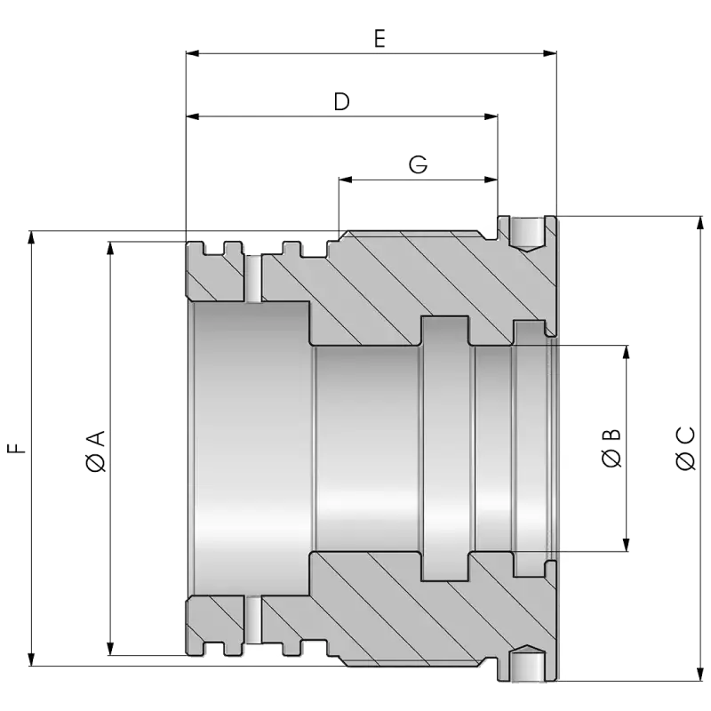 Szárvezető - löketcsillapítós